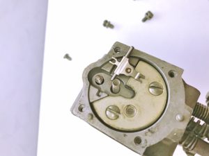 メタルレバー取り外し完了後の写真