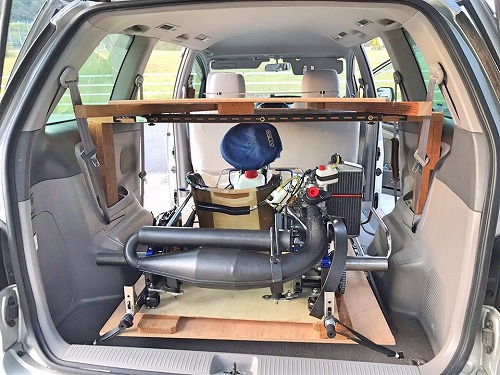 後方から見たカート積載写真