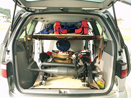 後方からのトランポ状態