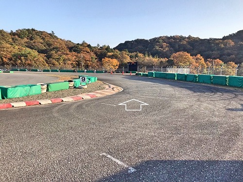 ９コーナー　最終コーナー