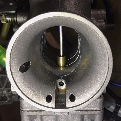 バルブが全開の状態です。」