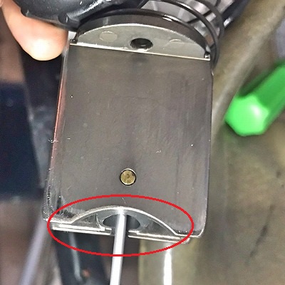 スロットルバルブの形状説明