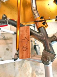 ハンドルロックの拡大写真