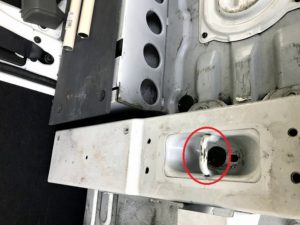 椅子のロック用フック