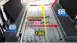 フロアスペースのサイズ幅