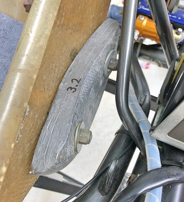 レーシングカートのウェイト