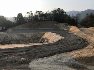 新1コーナーの工事中写真