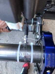 ビレルのスピードセンサー取り付け写真