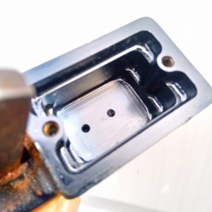 オイルタンクの清掃