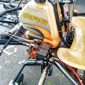 レーシングカートのブレーキ分解1