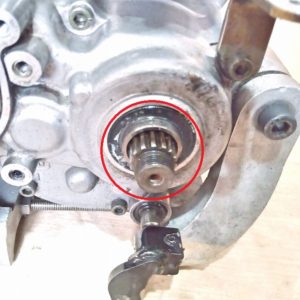 旧型スプロケットシャフト