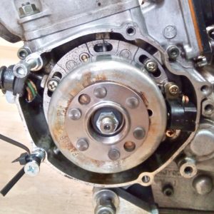 発電用点火ローター周辺の旧型