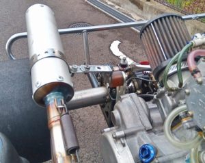 サイレンサー前方からの画像