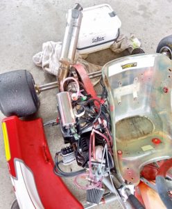 真上から見たエンジン設置セット