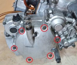 yz125クラッチカバー