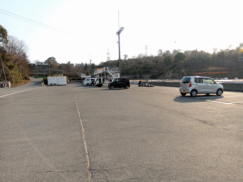 パドックの広範囲　広いスペース