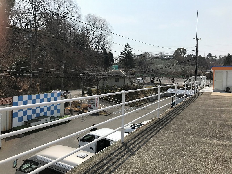 コースの反対側を上か見る