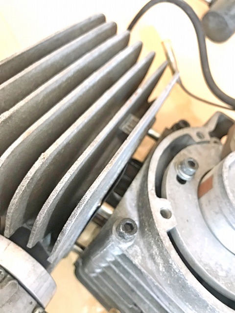 ガスケットが綺麗に剥がれた状態