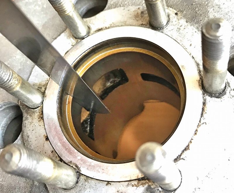 リングの隙間を測定してみた