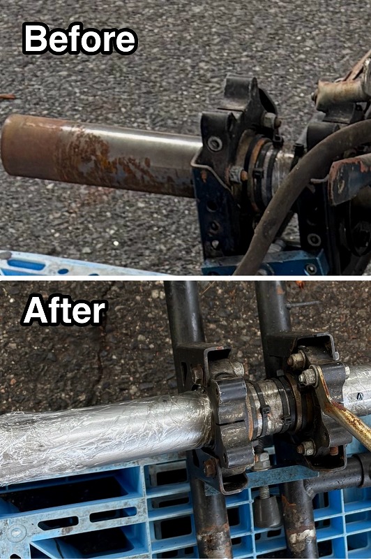 ドライブシャフトのビフォーアフター