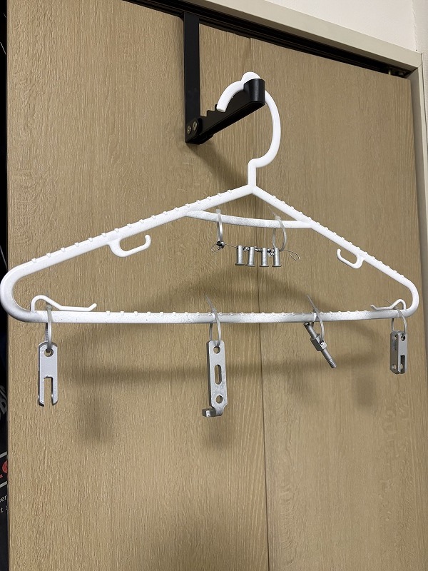 ハンガーぶら下げ塗装
